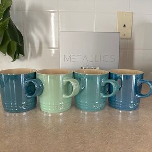 Set of 4 Le Creuset Mugs